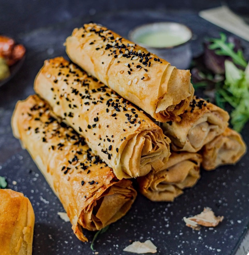 Mediterranean dish from a private chef event