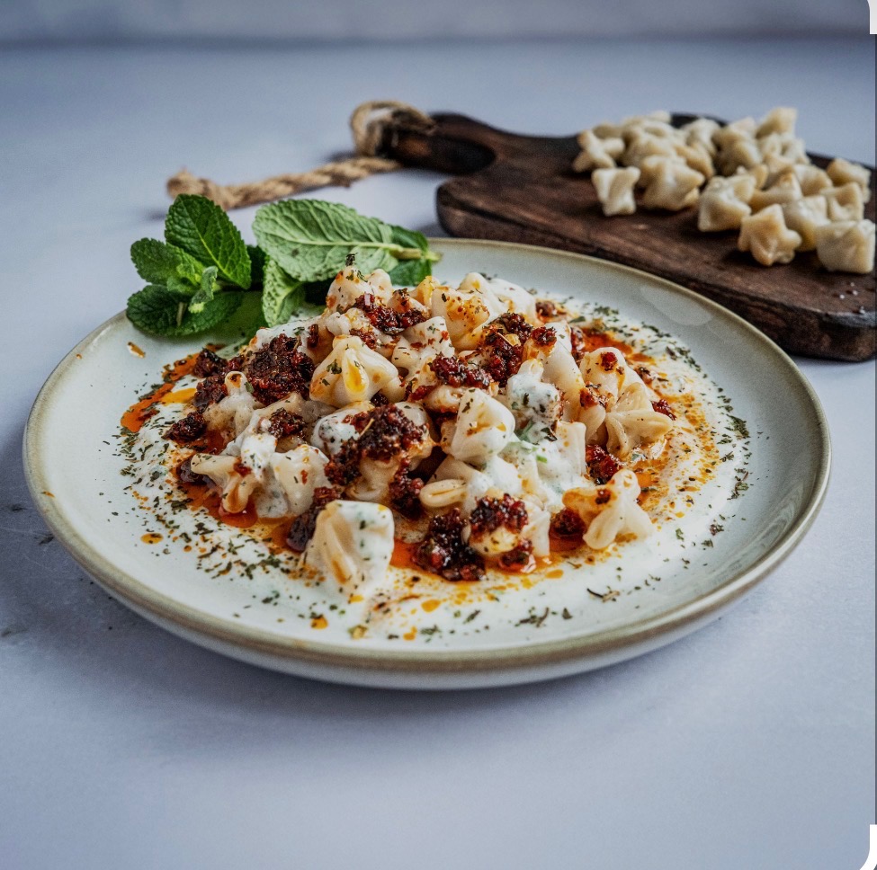 Mediterranean dish from a private chef event