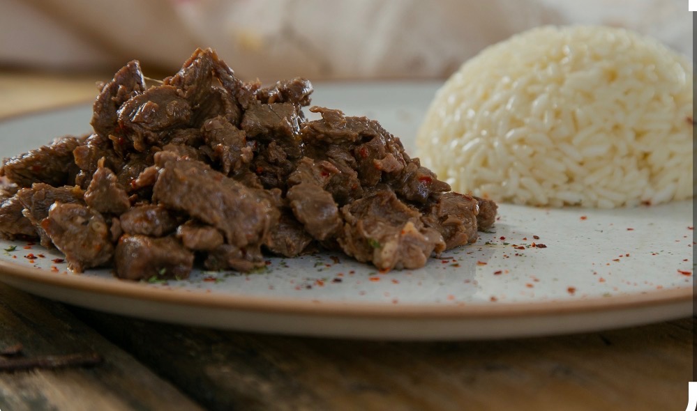 Mediterranean dish from a private chef event